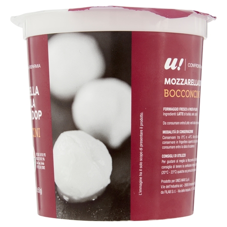 Mozzarella di Bufala Campana DOP Bocconcini U! Confronta e Risparmia